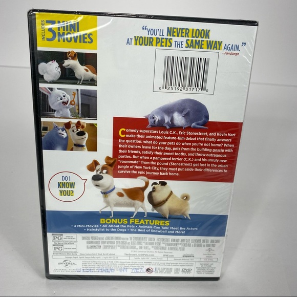 The Secret Life Of Pets DVD Sealed - Picture 5 of 6